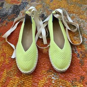Rothy’s Espadrilles in Limeade size 7.5